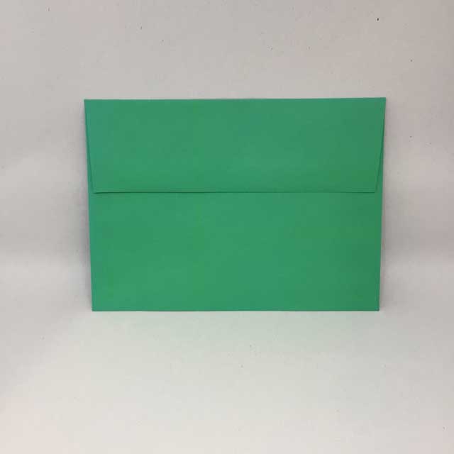 Holiday Green A7 Envelopes 5 1/4 x 7 1/4 – 10 Pack – Donahue Paper
